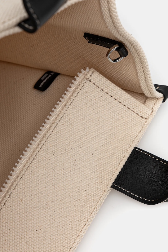 Βαμβακερή τσάντα Dkny μπεζ R52AGR57