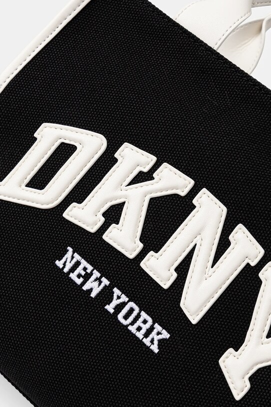 Dkny torebka bawełniana czarny R52AGR57