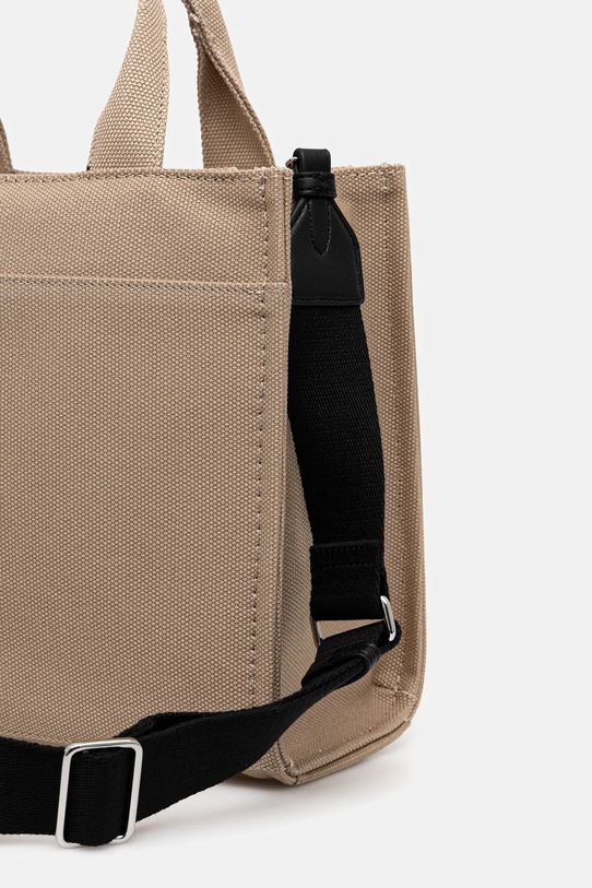 Dkny torebka bawełniana beżowy R41AOR57