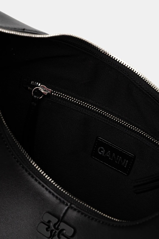 GANNI torebka skórzana Hobo Medium A6837 czarny