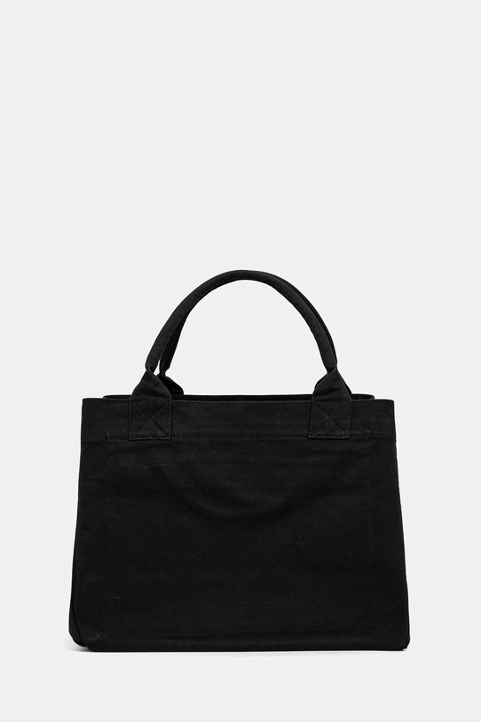 Akcesoria GANNI torebka bawełniana Shopper XXL Pocket Banana Print A6896 czarny