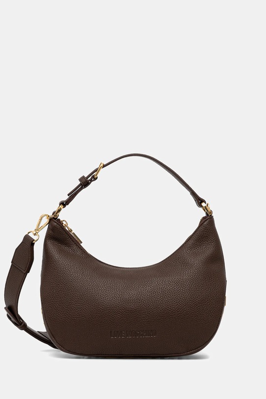 Love Moschino torebka aplikacja brązowy JC4018PP1NLT0301