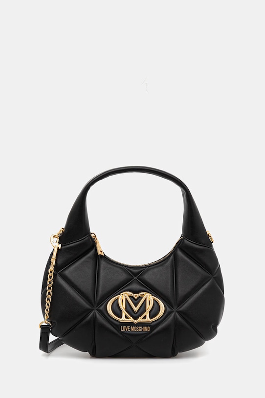 Love Moschino poșetă nu incape in A4 negru JC4039PP1NLC0000