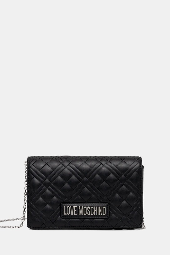 Love Moschino torebka aplikacja czarny JC4079PP1NLA000B