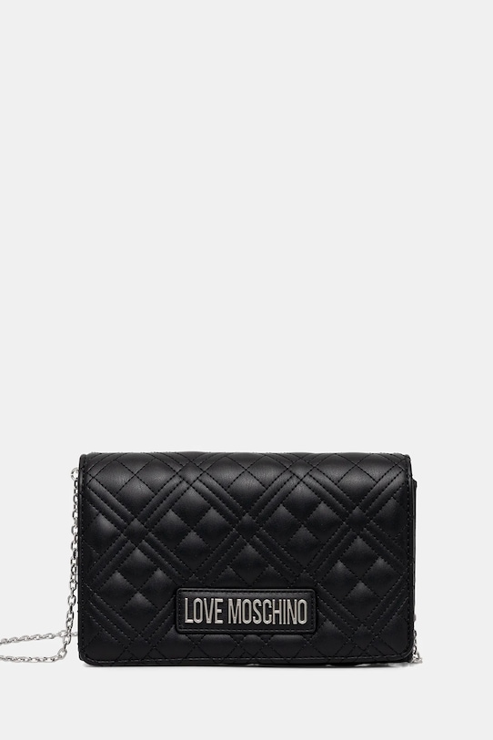 Love Moschino torebka aplikacja czarny JC4079PP1NLA000B