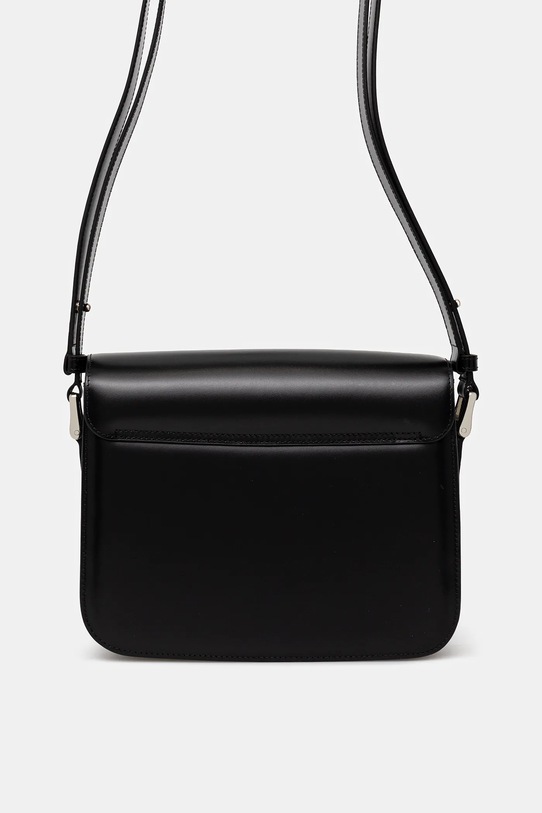 Αξεσουάρ Δερμάτινη τσάντα A.P.C. Sac Grace PXBVN.F61412 μαύρο