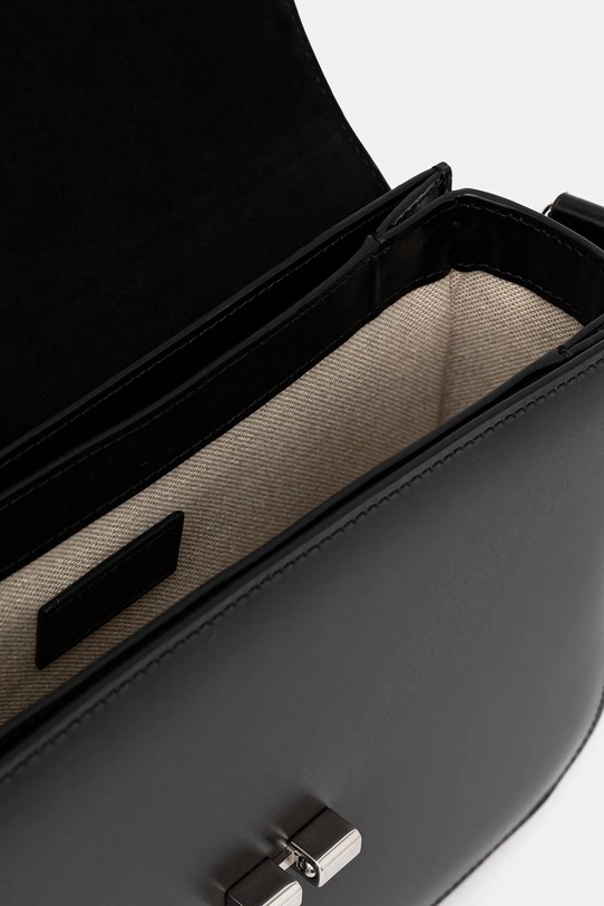 Δερμάτινη τσάντα A.P.C. Sac Grace PXBVN.F61412 μαύρο