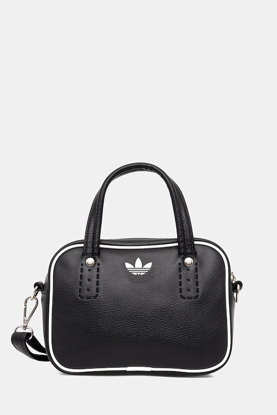 Τσάντα adidas Originals Adicolor απομίμηση λείου δέρματος μαύρο JX7872