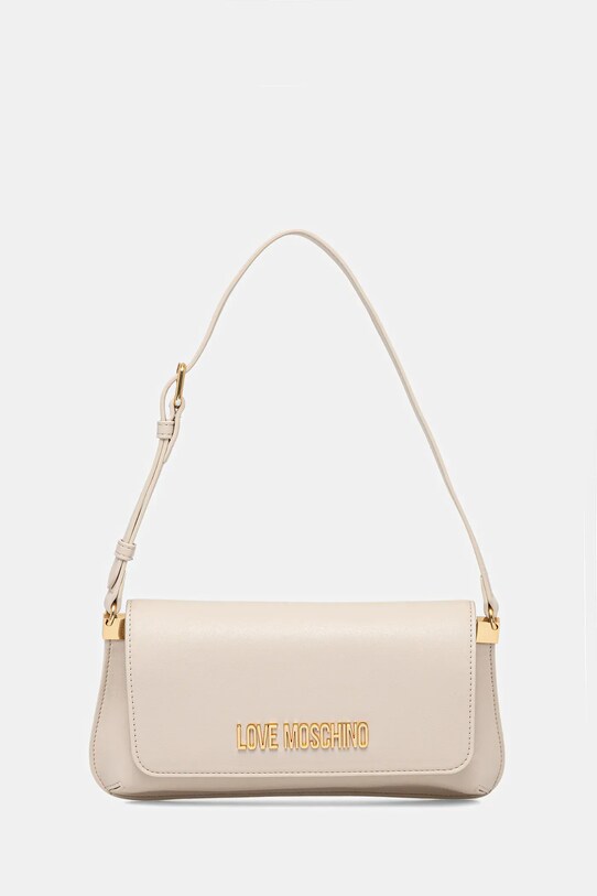 Love Moschino torebka nie mieści A4 beżowy JC4058PP1NLO0110