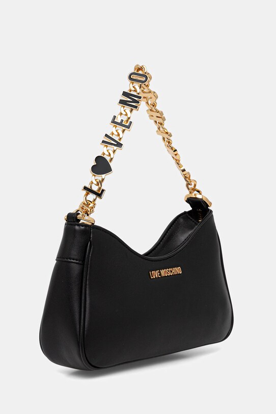 Love Moschino torebka skórzana JC4070PP1NL1300A czarny AW25