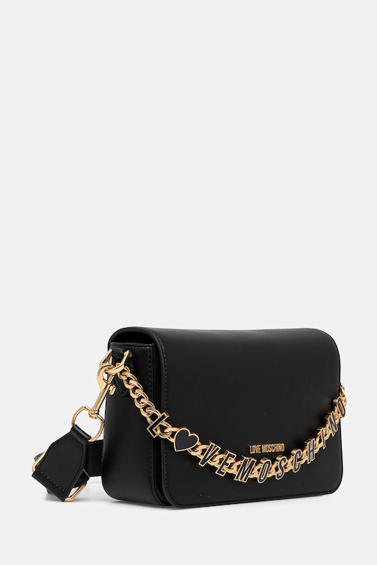 Akcesoria Love Moschino torebka skórzana JC4071PP1NL1300A czarny