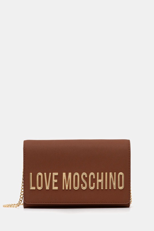 Love Moschino torebka aplikacja brązowy JC4103PP1NKD0312