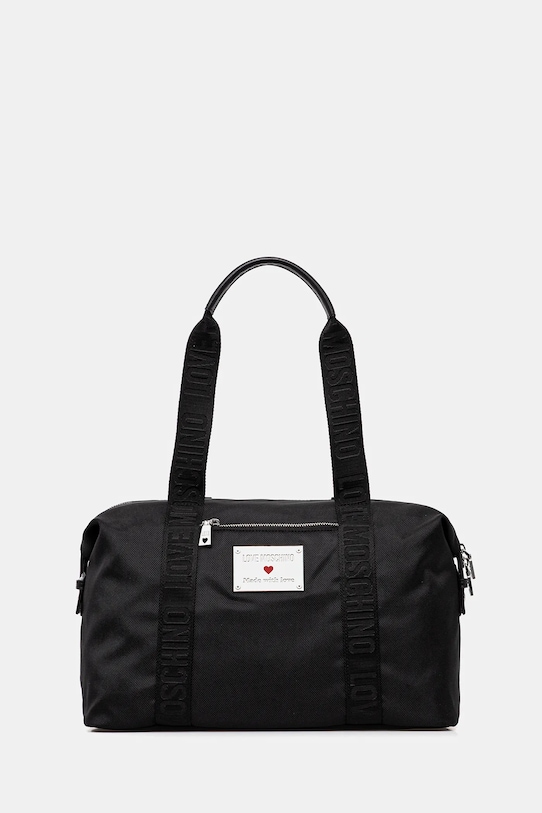 Taška Love Moschino nášivka čierna JC4196PP1NLN100A