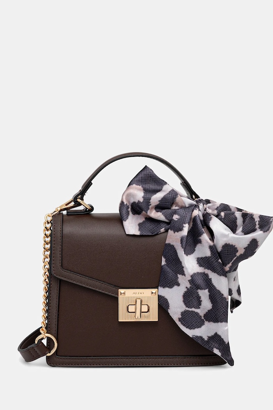 Aldo torebka nie mieści A4 brązowy MOR.227