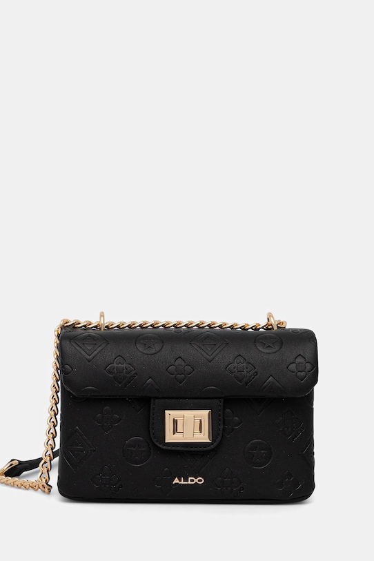Kabelka Aldo jednofarebný čierna DAAN.001
