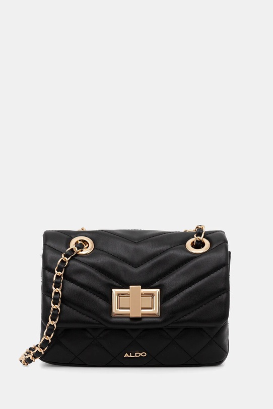 Τσάντα Aldo απομίμηση λείου δέρματος μαύρο GOYENLAAN.008