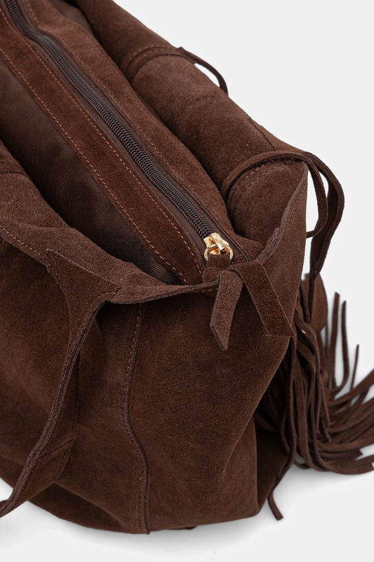 Aldo geantă de mână din piele întoarsă ARROW.201 maro