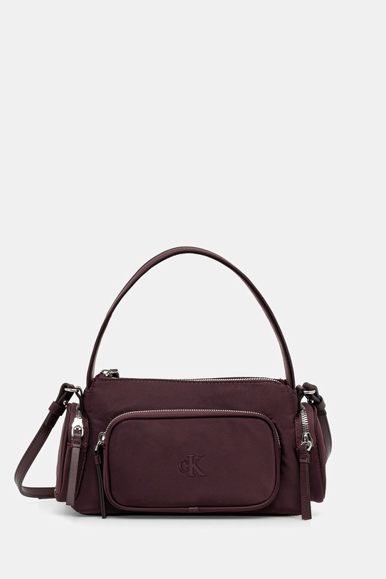 Calvin Klein torebka nie mieści A4 fioletowy LV04F3132G