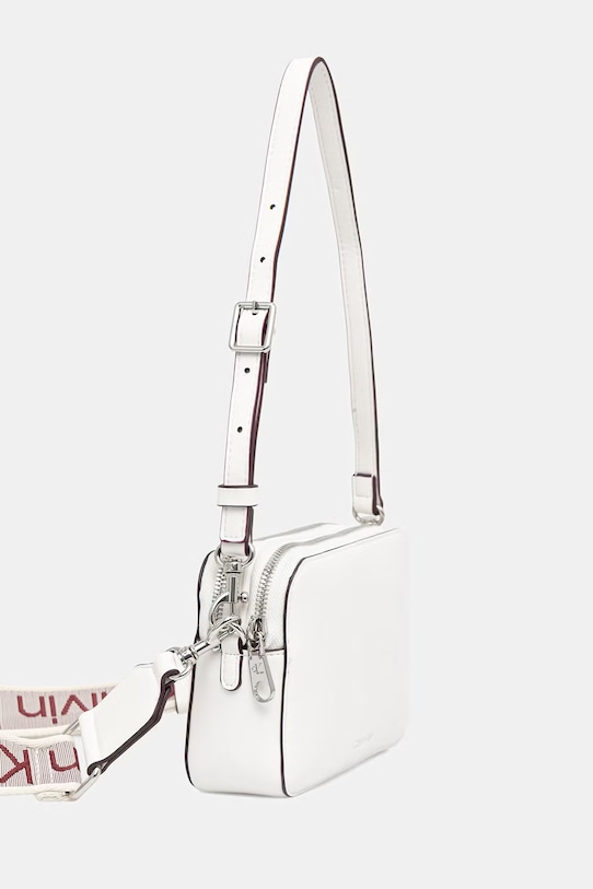 Kabelka Calvin Klein LV04F3165G bílá SS26