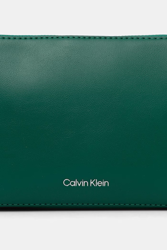 Calvin Klein crossbody kabelka dámska z imitácie kože zelená LV04F3165G