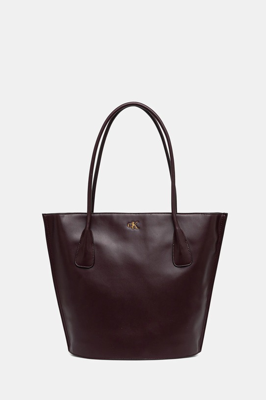 Calvin Klein torebka mieści A4 bordowy LV04F3168G