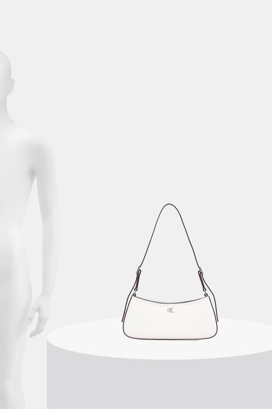 Calvin Klein taška dámská z imitace kůže LV04F3170G bílá