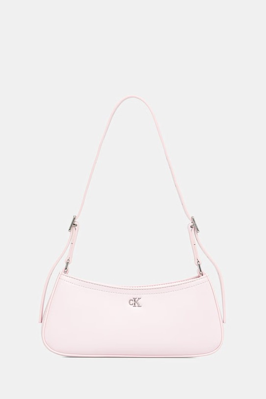 Calvin Klein torebka damska z imitacji skóry różowy LV04F3170G