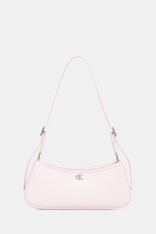 Calvin Klein torebka damska z imitacji skóry różowy LV04F3170G