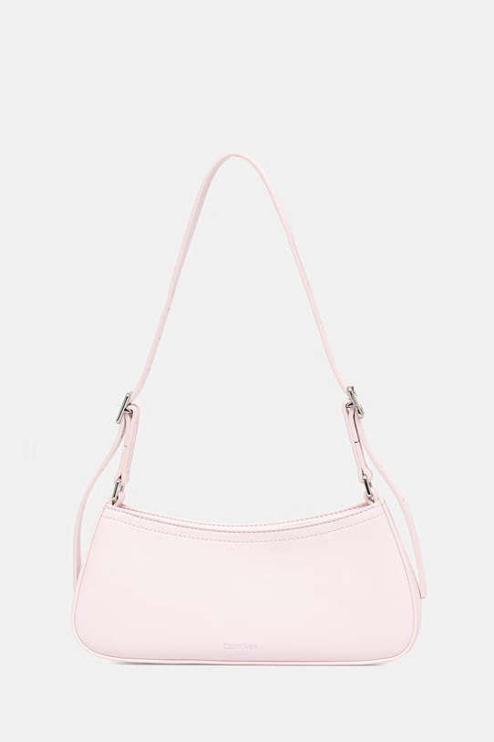 Akcesoria Calvin Klein torebka damska z imitacji skóry LV04F3170G różowy