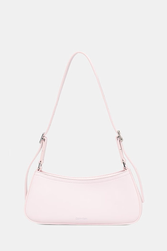 Akcesoria Calvin Klein torebka damska z imitacji skóry LV04F3170G różowy