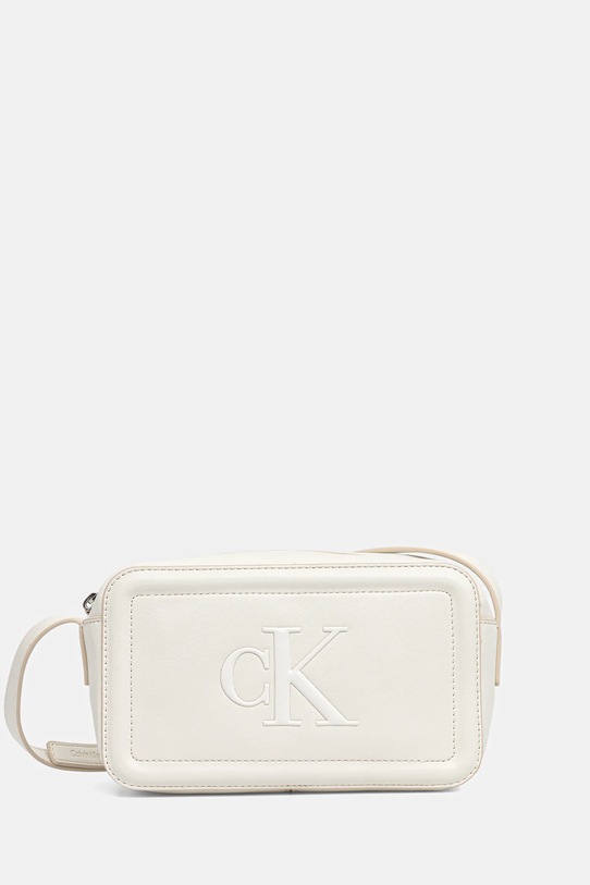 Kabelka Calvin Klein hladký bílá LV04F3220G
