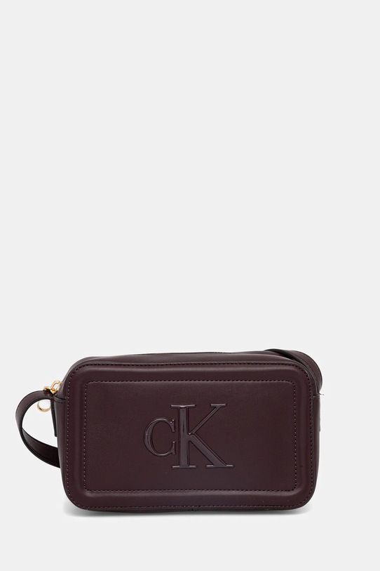Torba Calvin Klein bez uzorka ljubičasta LV04F3220G