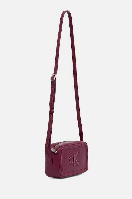 Calvin Klein torebka LV04F3220G bordowy AW25