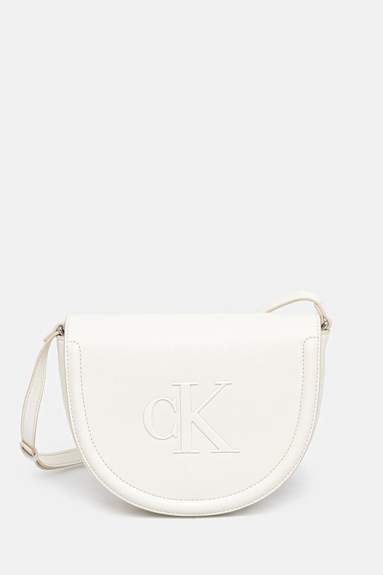 Calvin Klein torebka nie mieści A4 beżowy LV04F3221G