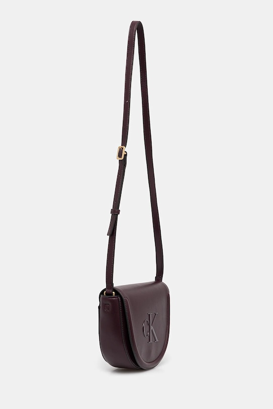 Calvin Klein torebka LV04F3221G bordowy AW25