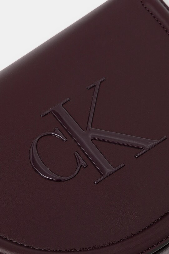 Calvin Klein torebka bordowy LV04F3221G