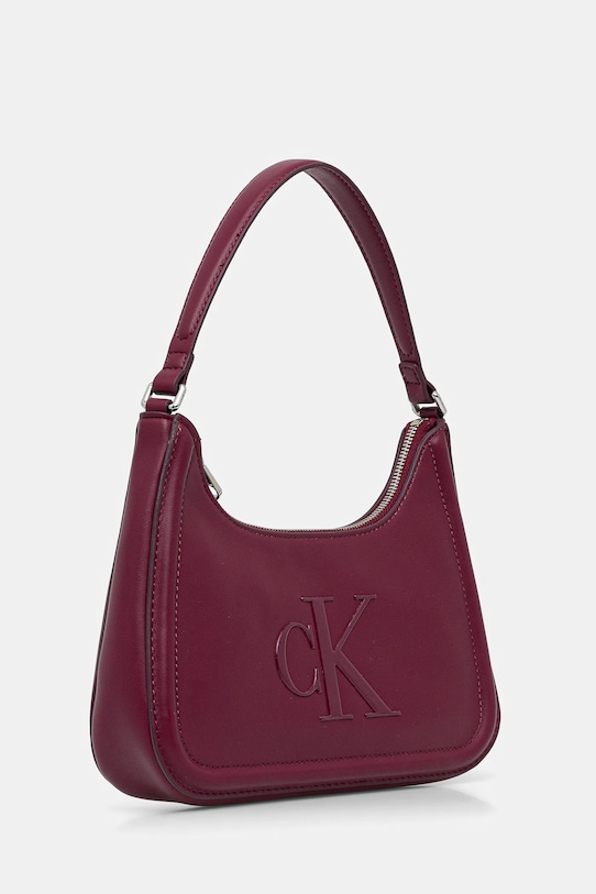 Calvin Klein torebka LV04F3230G bordowy AW25