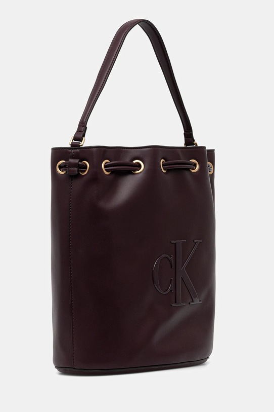 Calvin Klein torebka LV04F3232G bordowy AW25