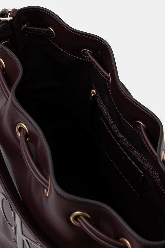 Kabelka Calvin Klein LV04F3232G burgundské