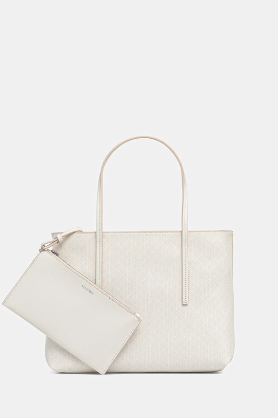 Kabelka Calvin Klein nevejde se A4 béžová LV04F3267G