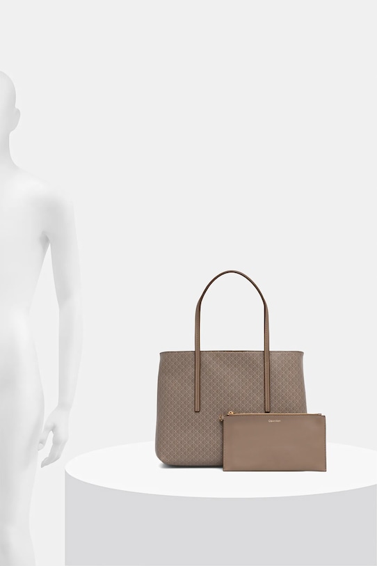 Calvin Klein torebka LV04F3267G beżowy