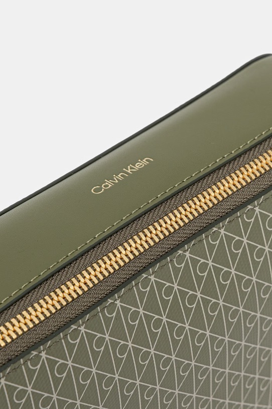 Calvin Klein crossbody kabelka dámska z imitácie kože zelená LV04F3268G