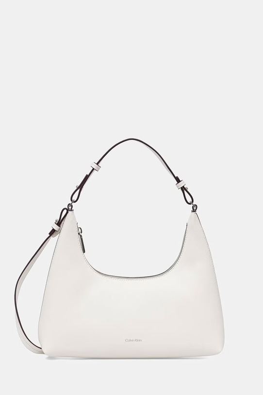 Calvin Klein kabelka dámska z imitácie kože biela LV04F3272G