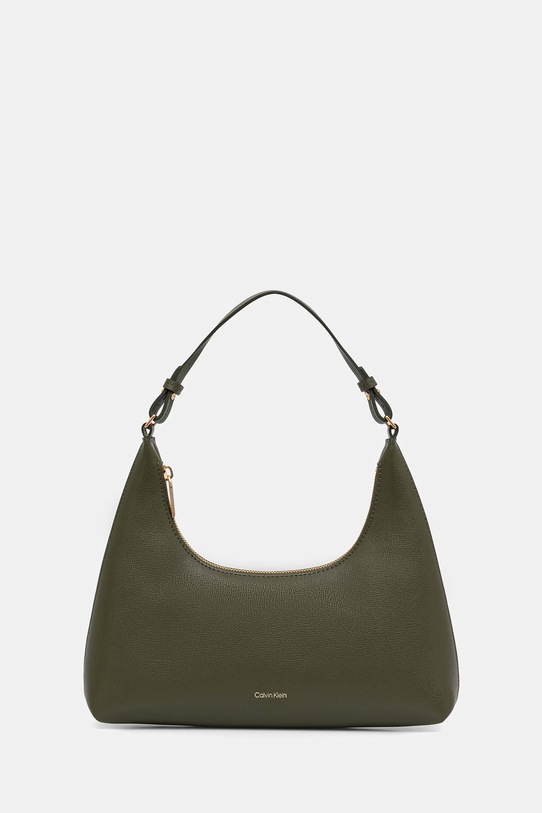 Calvin Klein kabelka dámska z imitácie kože zelená LV04F3272G