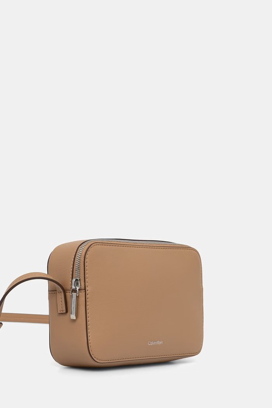 Calvin Klein geantă crossbody pentru femei, cu imitație de piele LV04F3276G bej SS26
