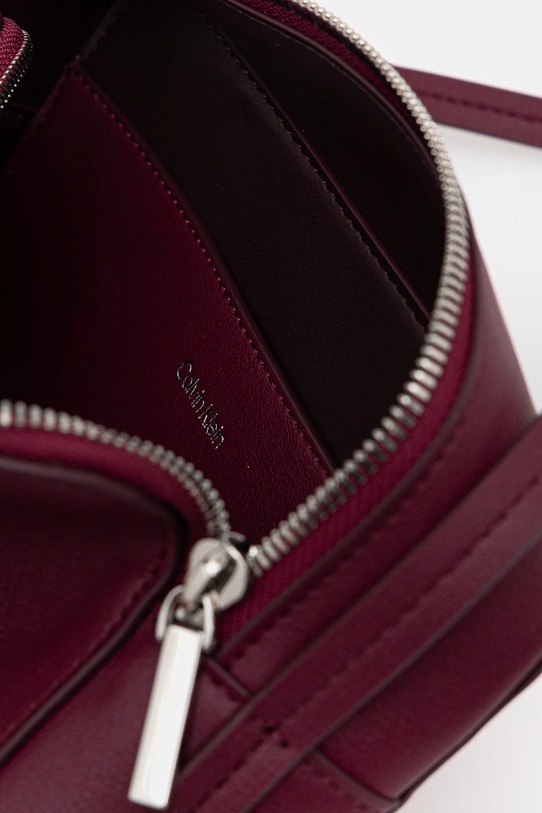 Calvin Klein torebka LV04F3276G bordowy