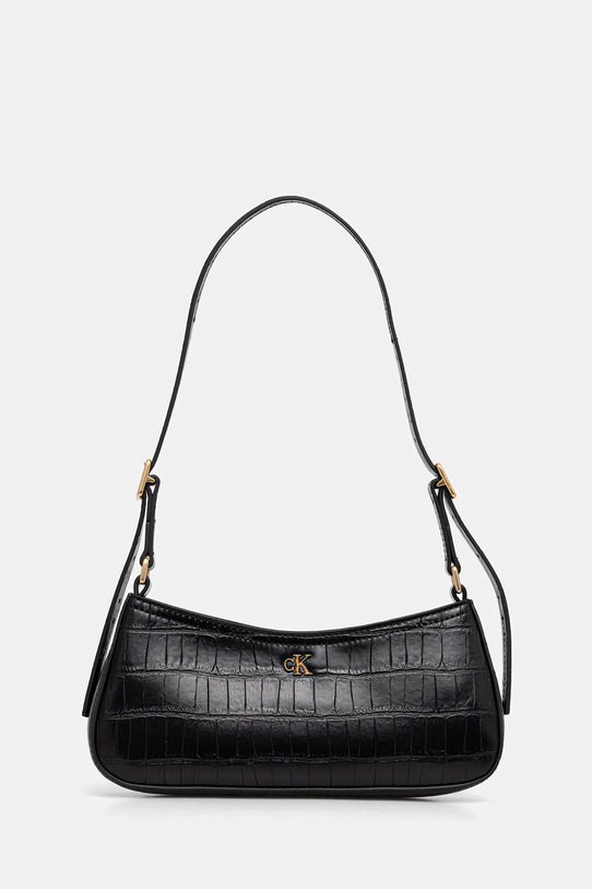 Calvin Klein torebka nie mieści A4 czarny LV04F3283G