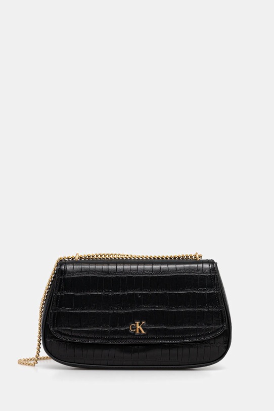 Calvin Klein torebka nie mieści A4 czarny LV04F3284G