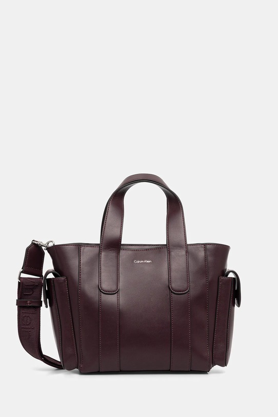 Calvin Klein poșetă uni violet LV04F3290G