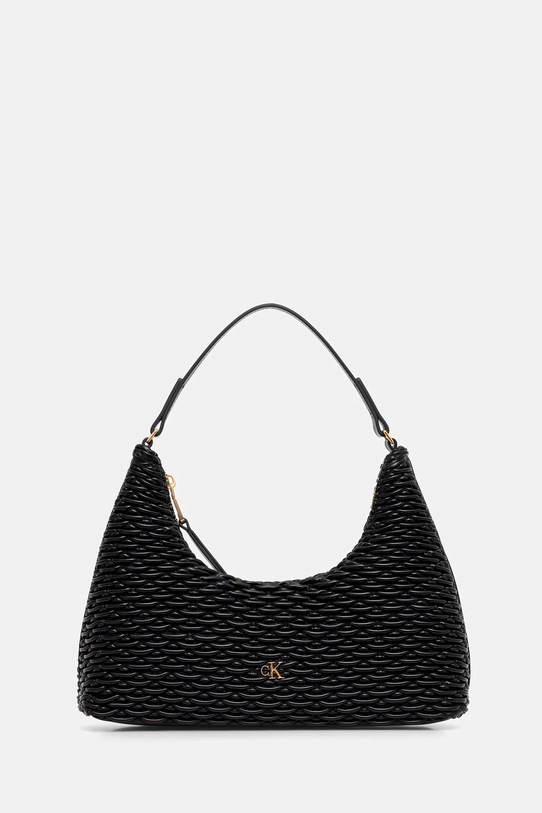 Calvin Klein torebka nie mieści A4 czarny LV04F3293G